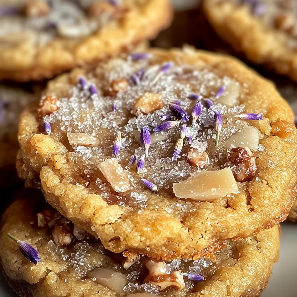 Lavender Honey Crunch Cookies