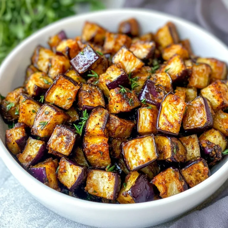 Low-Calorie Air Fryer Eggplant