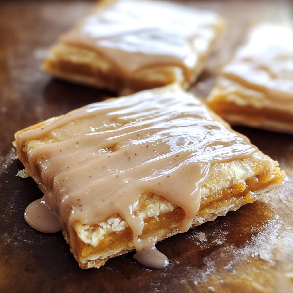 Maple-Glazed Pumpkin Poptarts