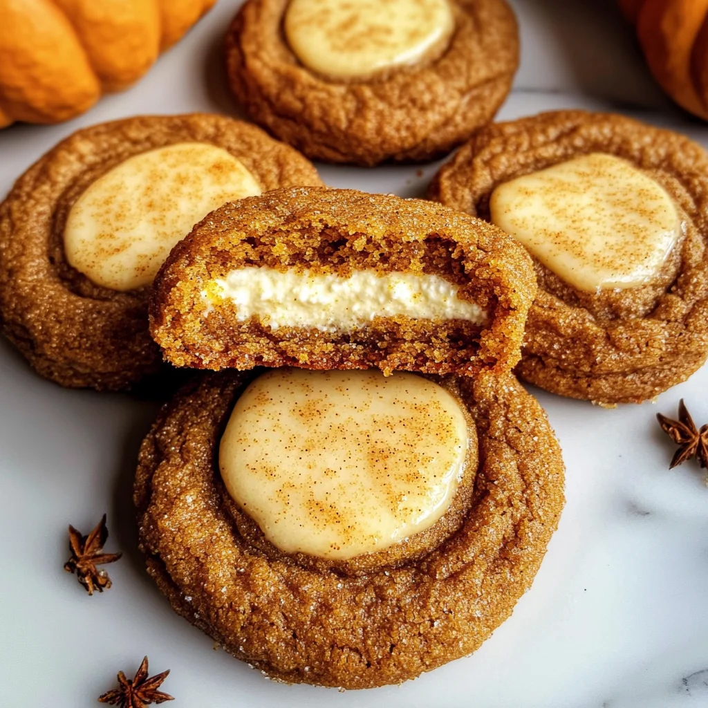 Pumpkin Cheesecake Cookies
