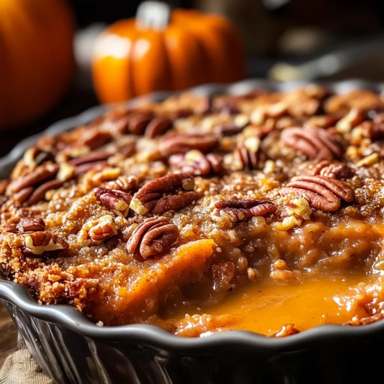 Pumpkin Pecan Cobbler