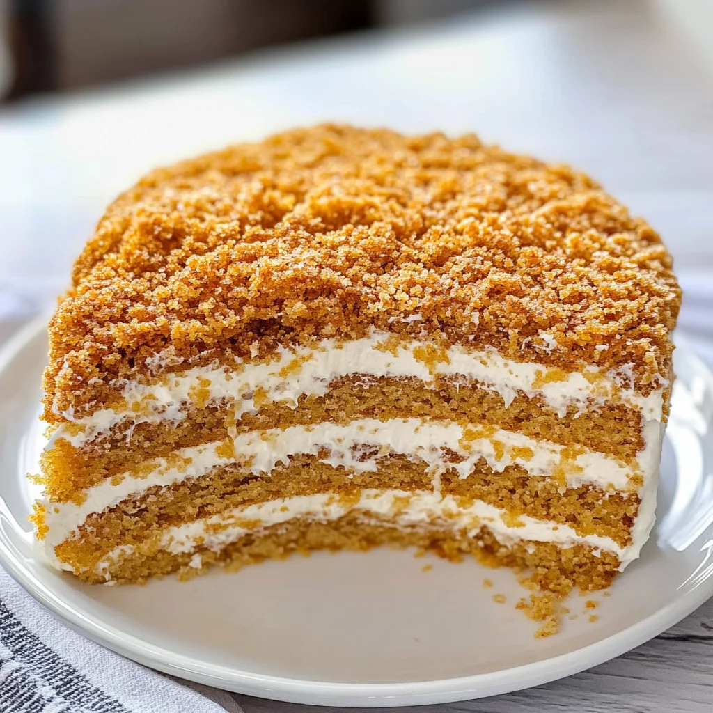 Russian Honey Cake Recipe (Medovik)