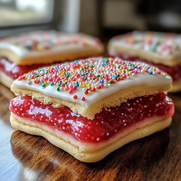 Strawberry Pop Tart Sugar Cookies