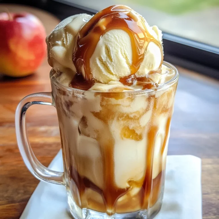 Caramel Apple Cider Float Recipe