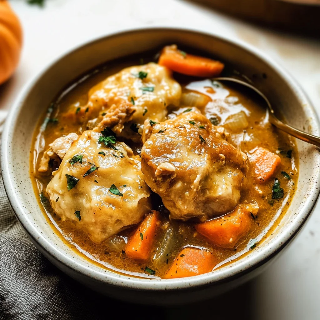Chicken and Pumpkin Dumplings