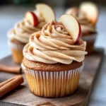 Cinnamon Apple Cider Cupcakes - Alrightwithme