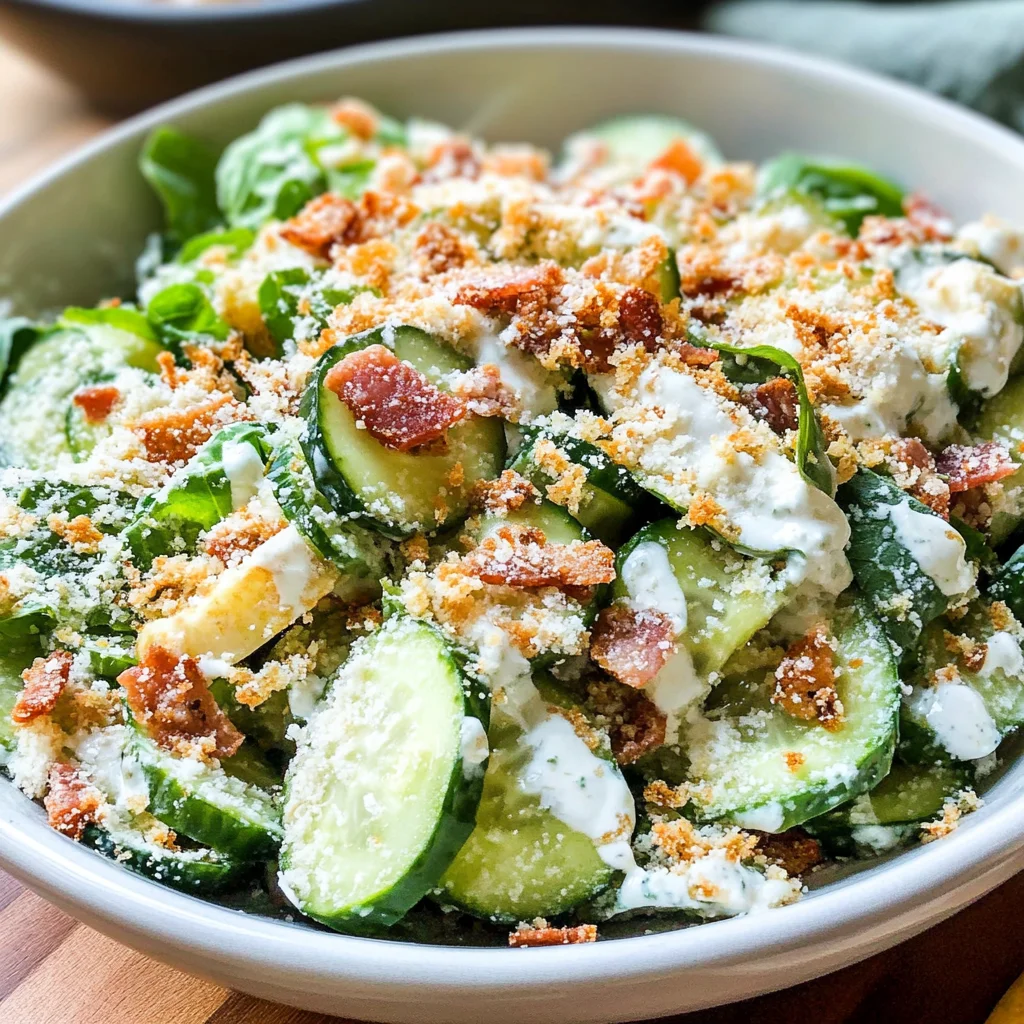 Cucumber Caesar Salad
