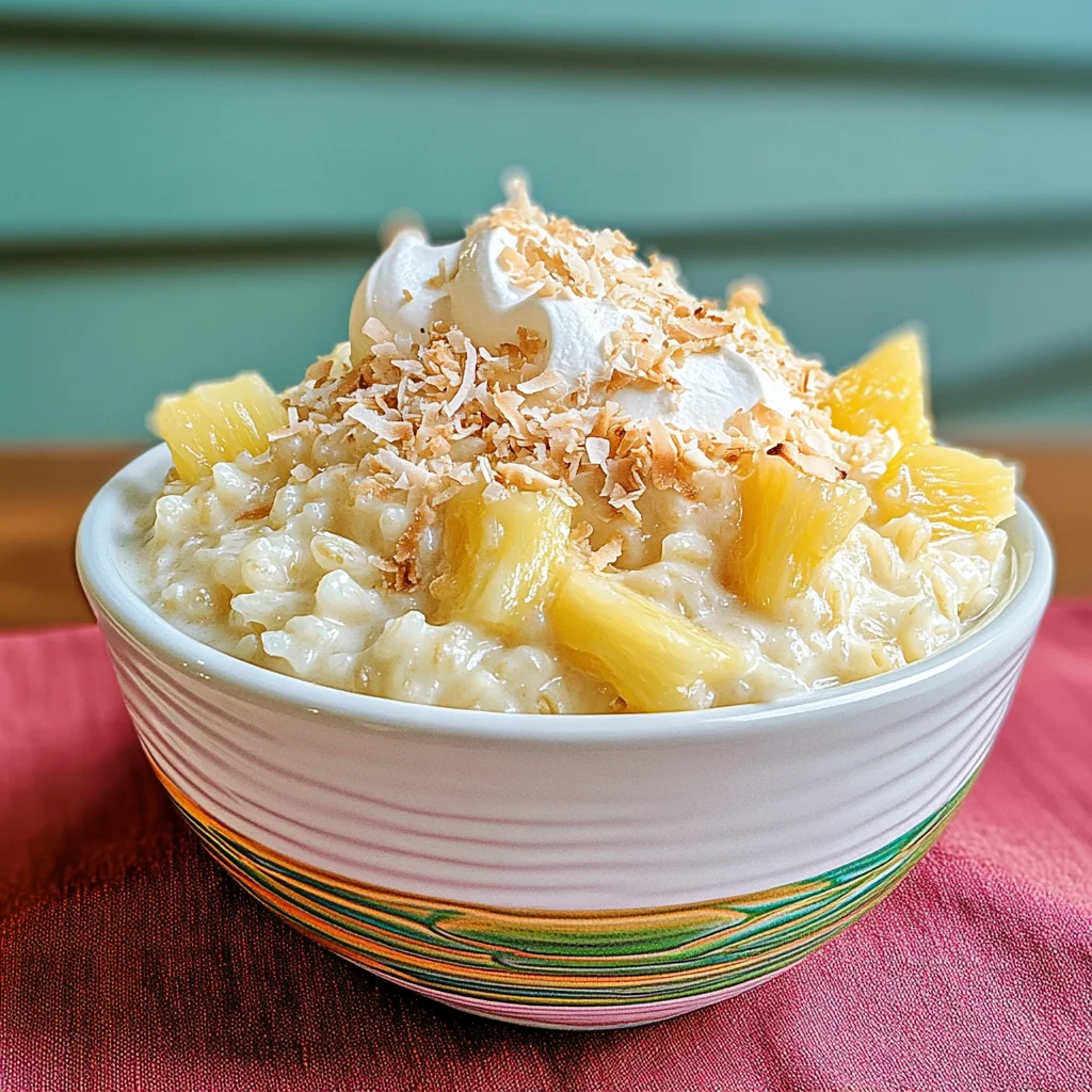 Hawaiian Rice Pudding {aka Rice Hawaiian}