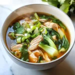 Hearty Bokchoy Chicken Soup