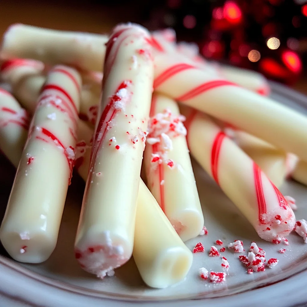 Homemade Christmas Peppermint Sticks