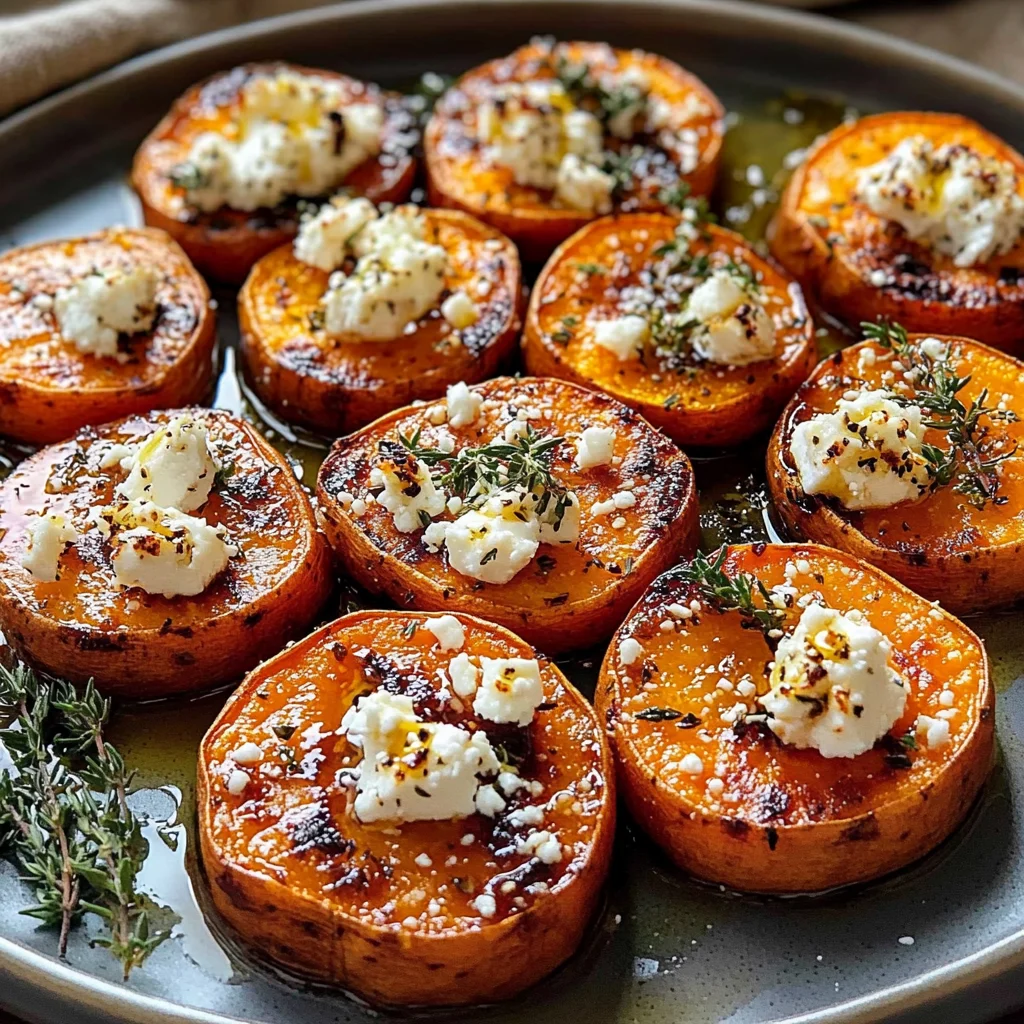 Honey Feta Sweet Potato Rounds: A Delicious & Easy Recipe