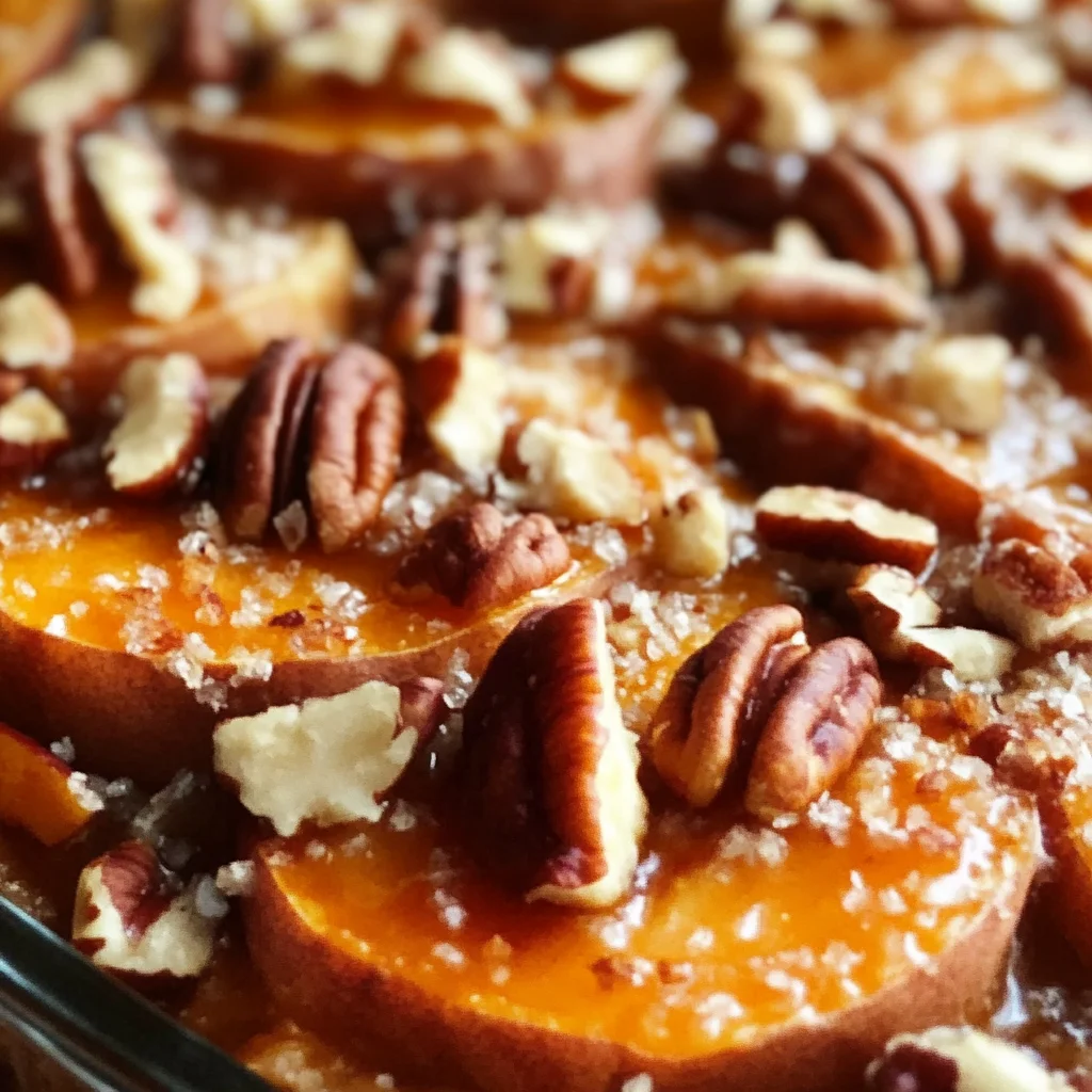 Honey Glazed Sweet Potato & Apple Casserole