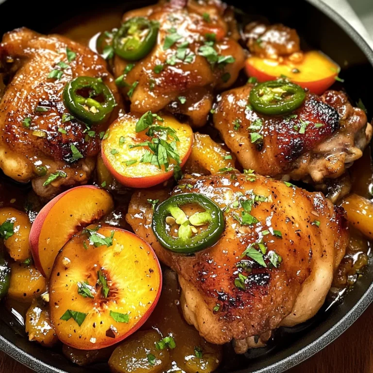 Jalapeno Peach Chicken