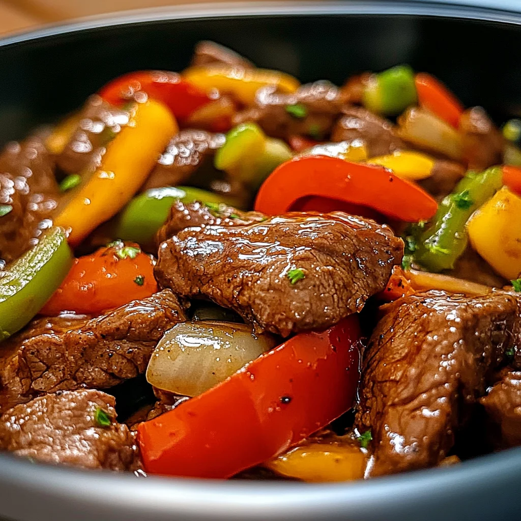 Pepper Steak in a Crock Pot