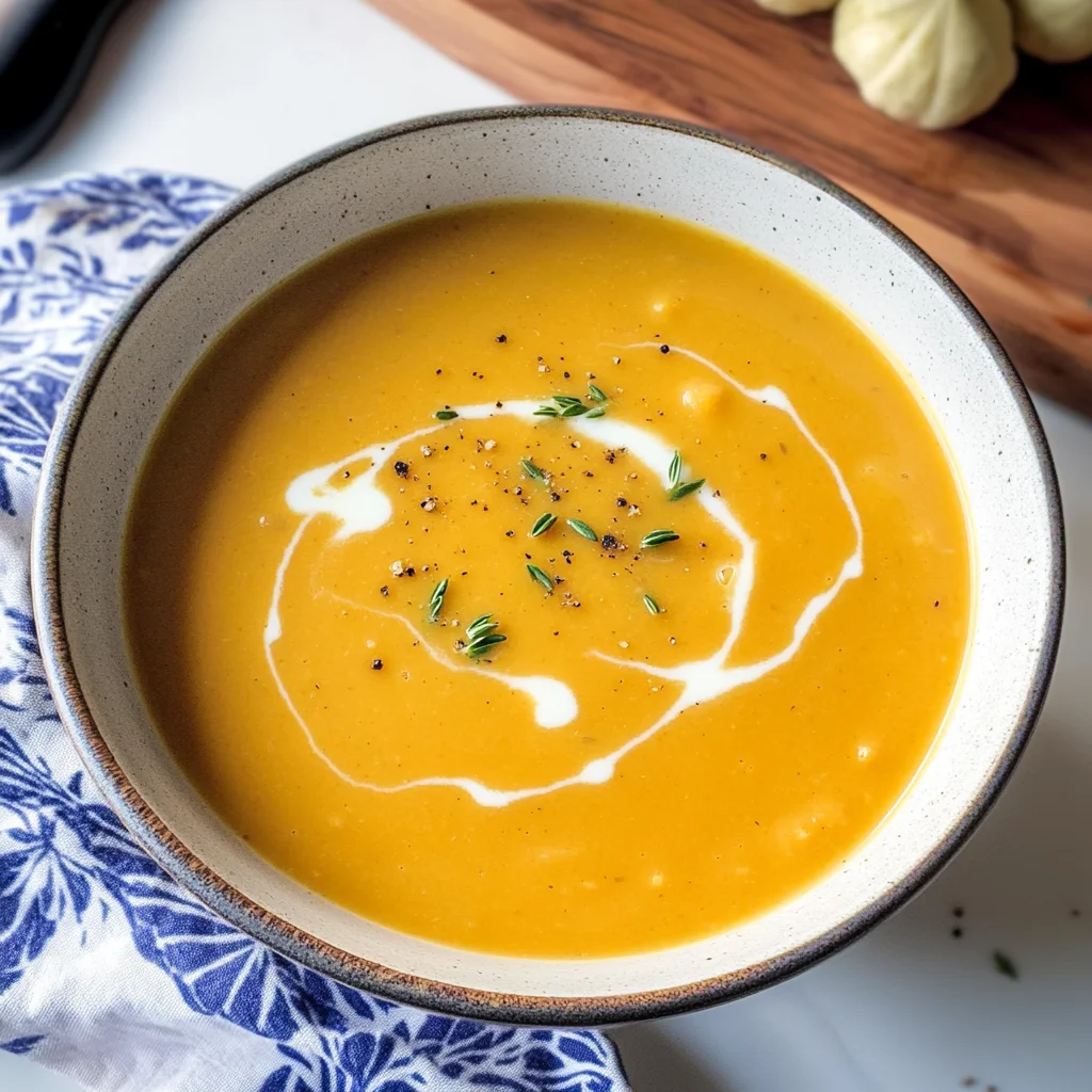 Pumpkin Apple Cider Bisque
