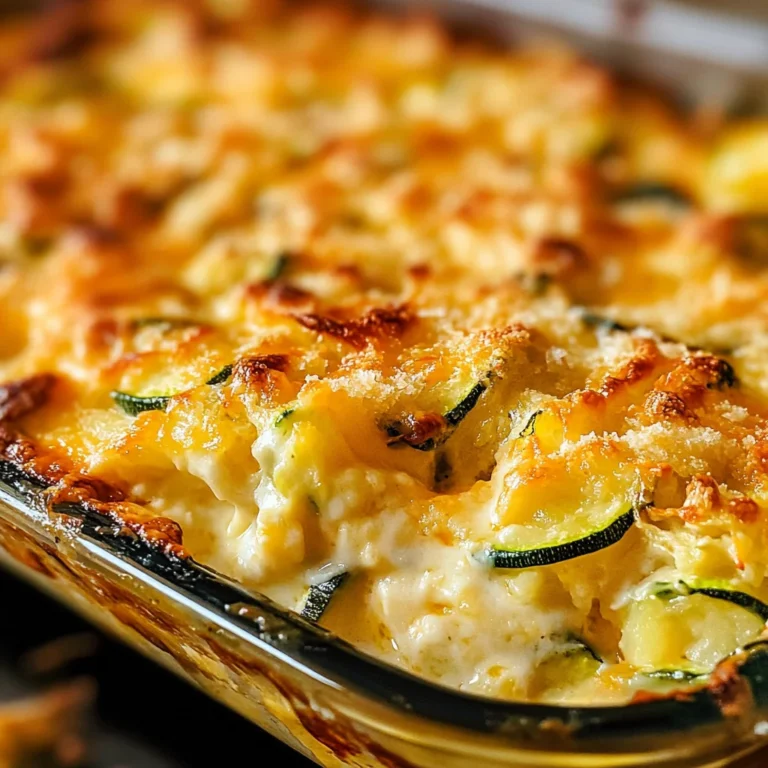 Quick Baked Zucchini Parmesan Casserole