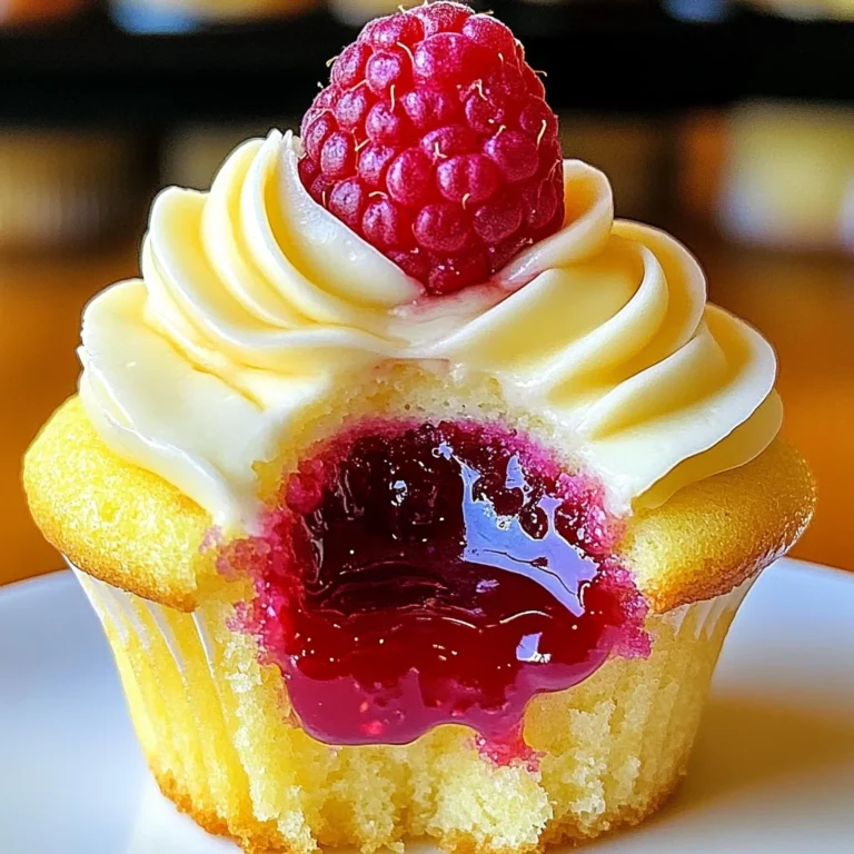 Raspberry Lemon Heaven Cupcakes