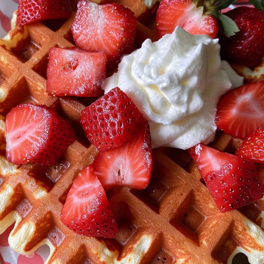 Strawberry Waffles Recipe