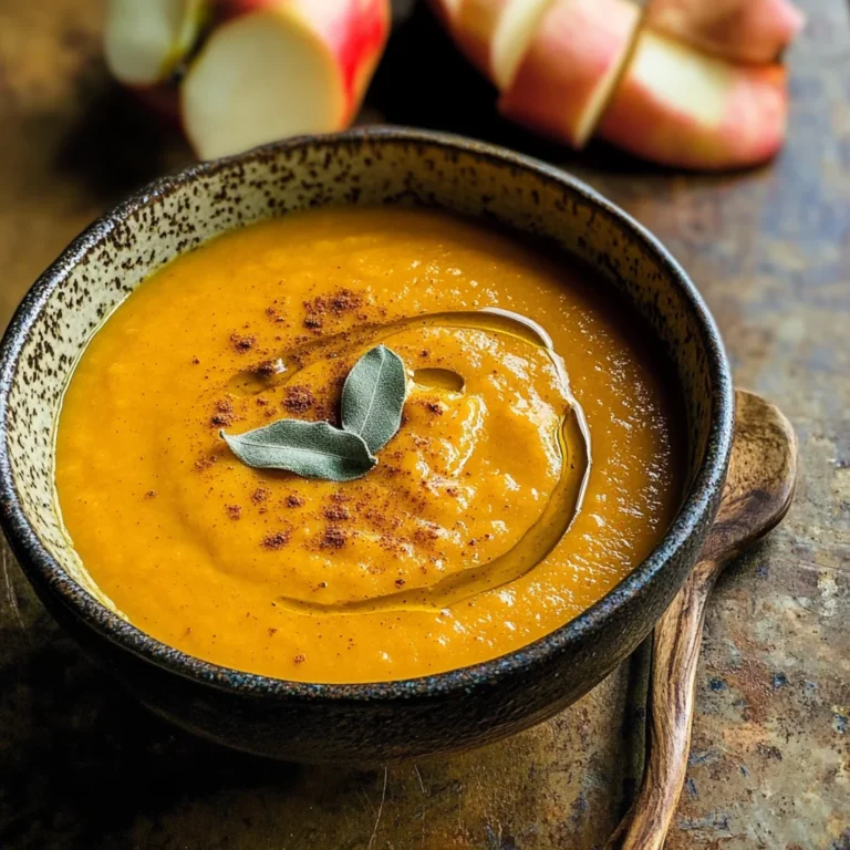 Sweet Potato and Apple Soup
