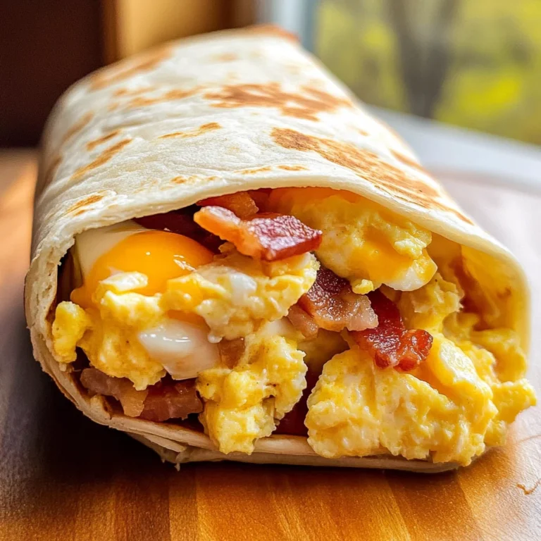 Turkey Bacon Egg and Cheese Breakfast Burritos
