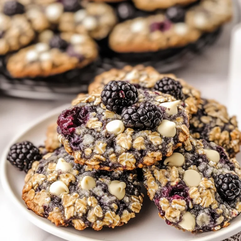 BLACKBERRY OATMEAL COOKIES