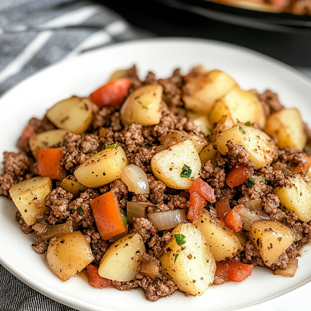 Best Ground Lamb with Potatoes Recipe