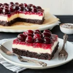 Black Forest Cheesecake Bars