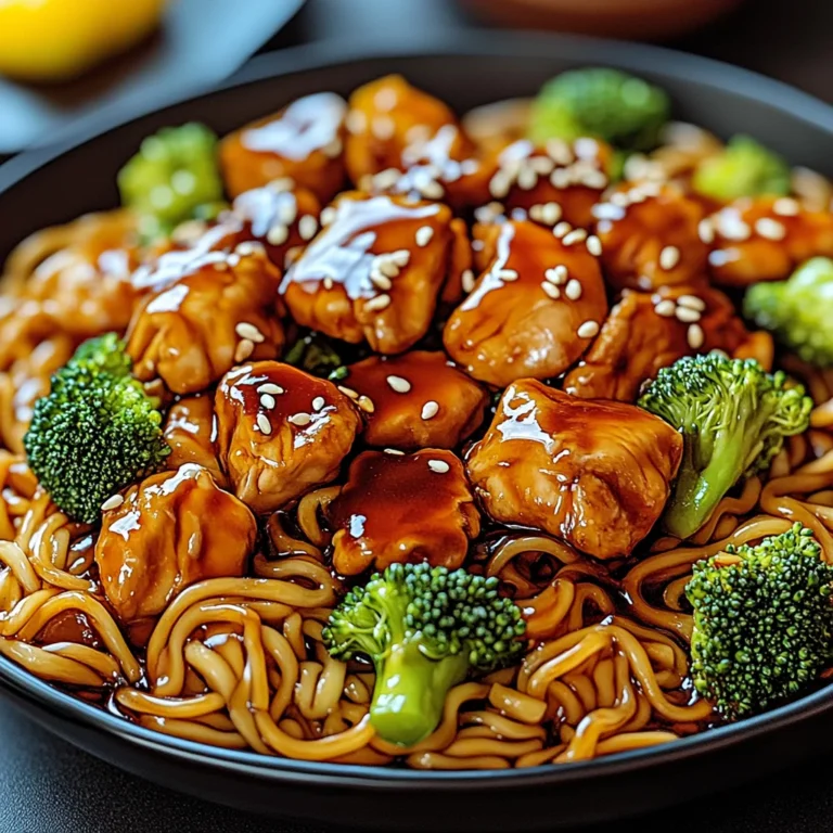 Chicken Teriyaki Noodles