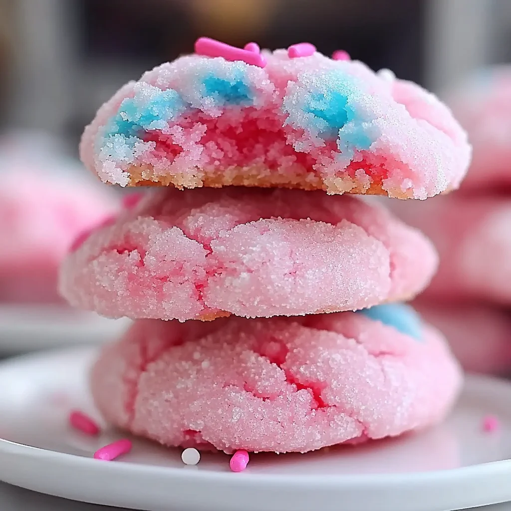 Cotton Candy Cookies