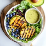 Creamy Citrus Dressing + Grilled Pineapple Salad