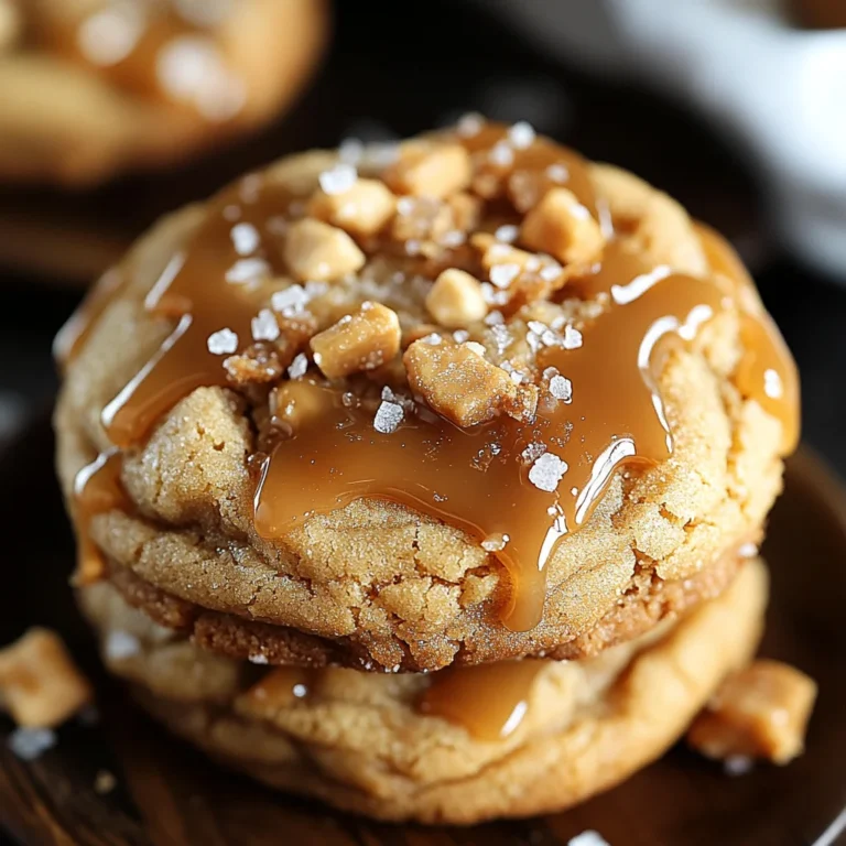 Salted Caramel Crunch Cookies