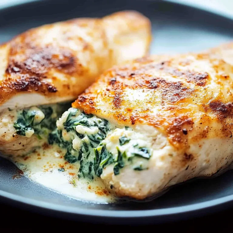 Spinach Stuffed Chicken Breasts