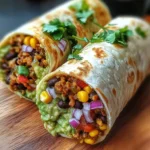 10-Minute Vegan Burrito Wraps