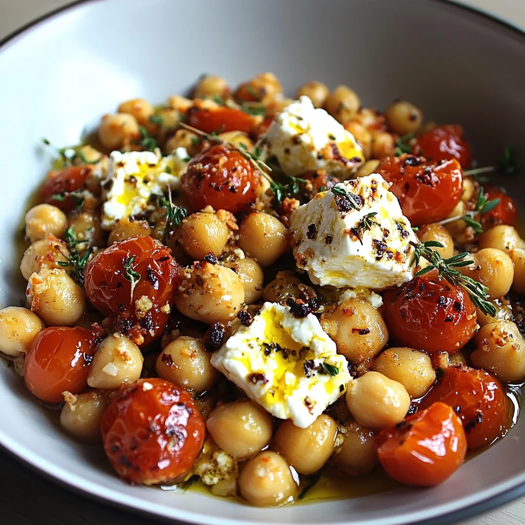 Baked Feta Chickpeas Recipe