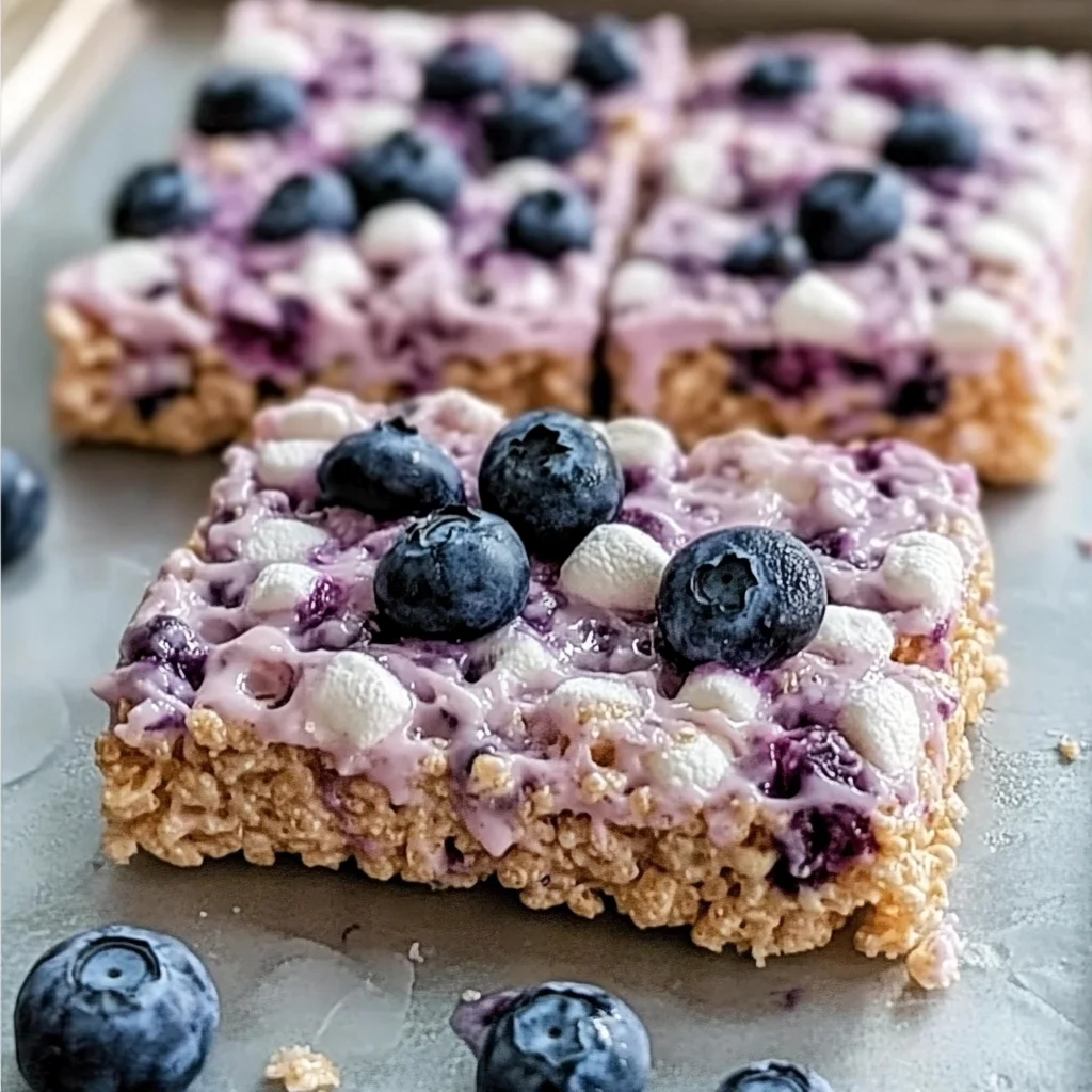 Blueberry Rice Krispies