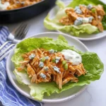 Buffalo Chicken Lettuce Wraps
