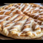 Cinnamon-Sugar Pizza made with Crescent Rolls