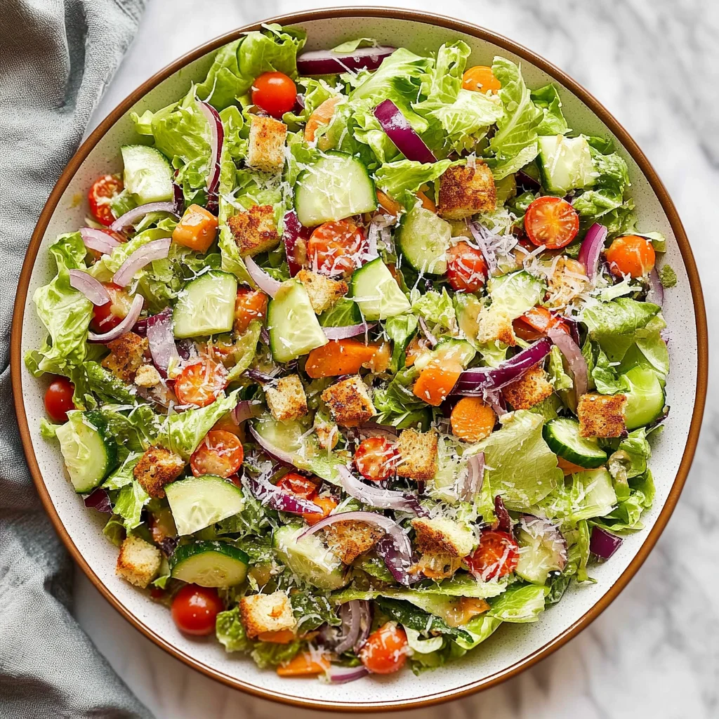 Classic House Salad - Quick and Easy