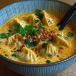 Coconut Curry Soup with Dumplings