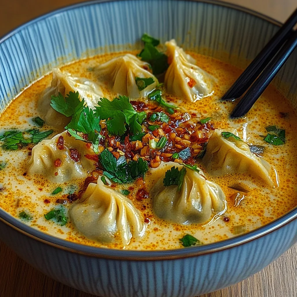 Coconut Curry Soup with Dumplings