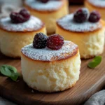 Fluffy Japanese Cotton Cheesecake Cupcakes