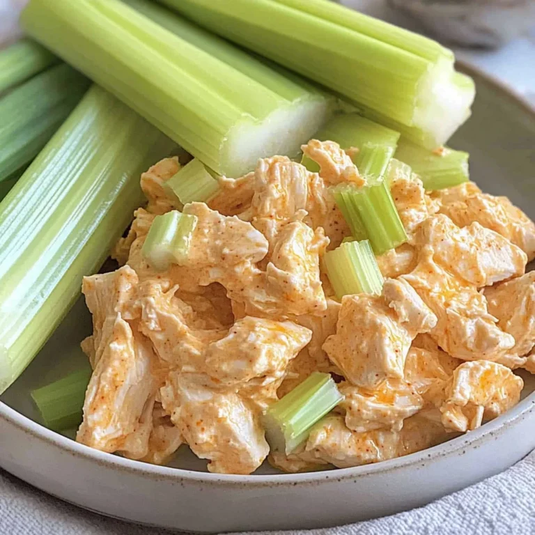 High Protein Buffalo Chicken Salad (Healthy, Easy)