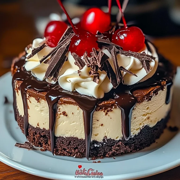 Hot Fudge Sundae Brownie Cheesecake