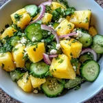 Pineapple Cucumber Salad