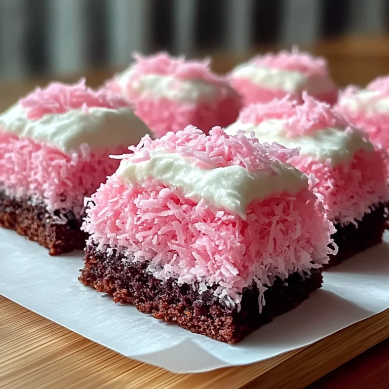 Pink Coconut Snowball Cake Bars