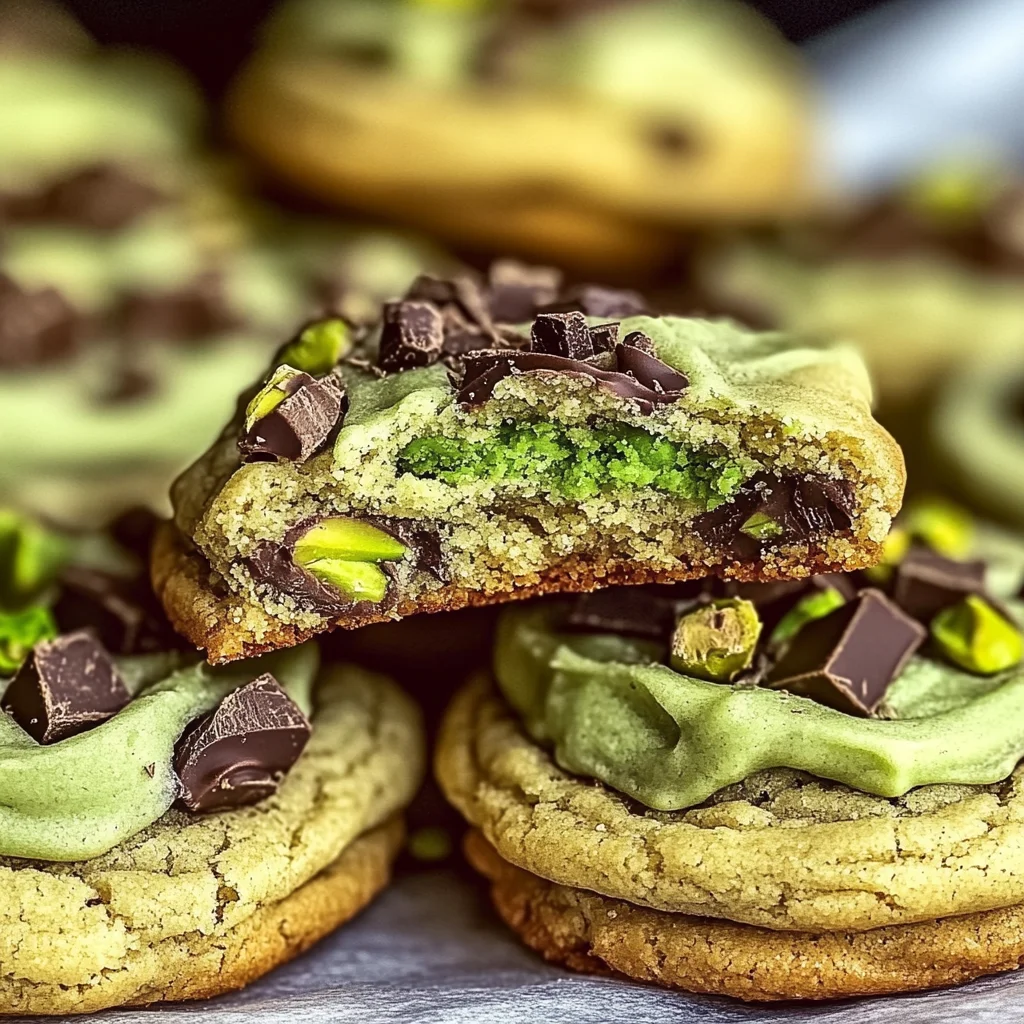 Pistachio Cream Cookies that Melt in Your Mouth