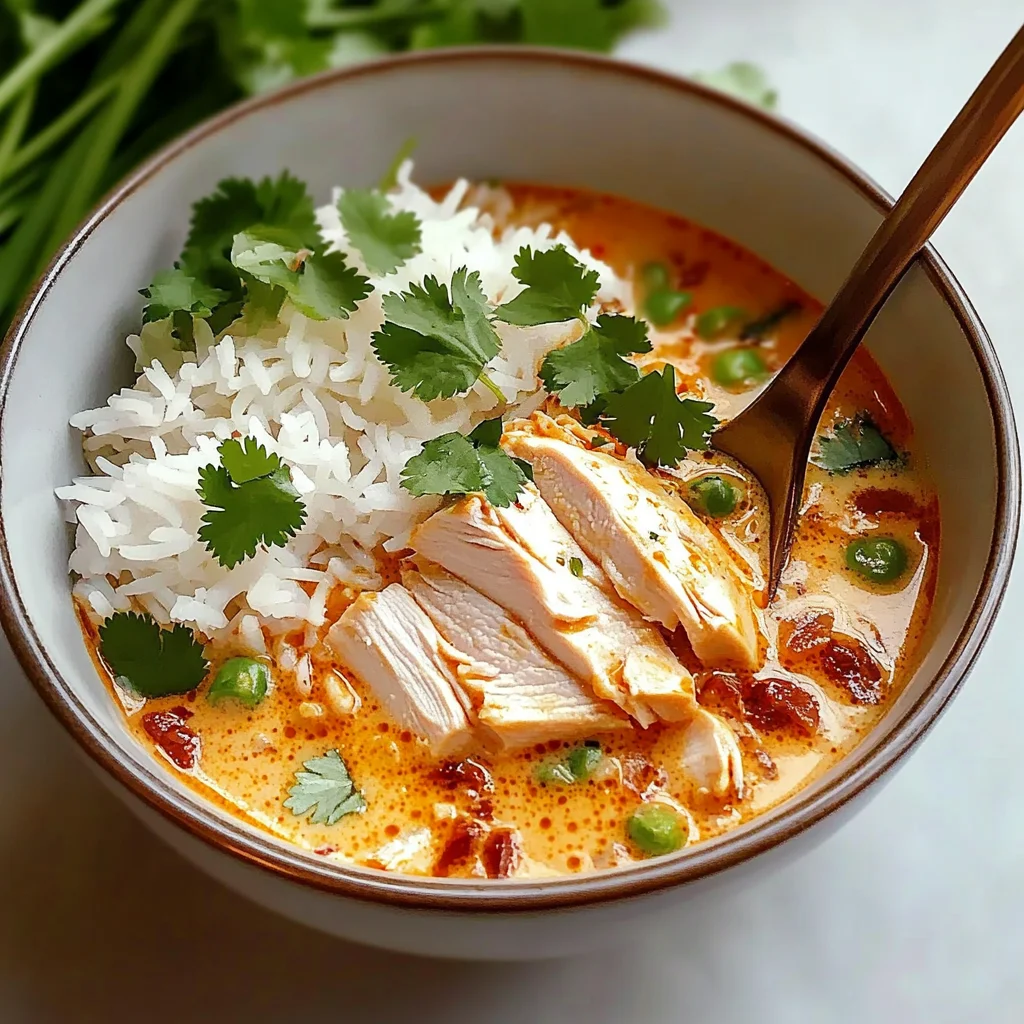 Savory Coconut Chicken Brothy Rice for Cozy Nights