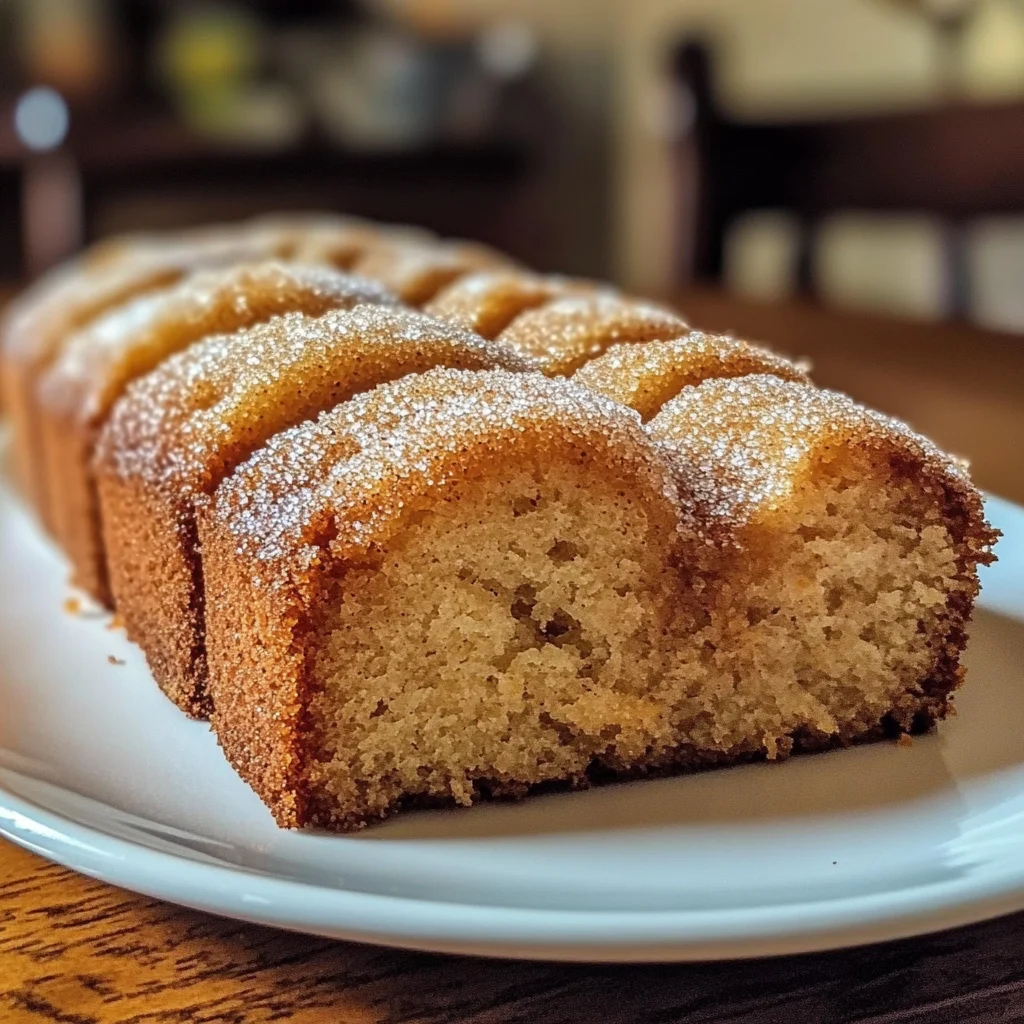 Spiced Apple Cider Donut Loaf