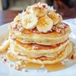 Toasted Coconut Macadamia Pancakes with Coconut Syrup