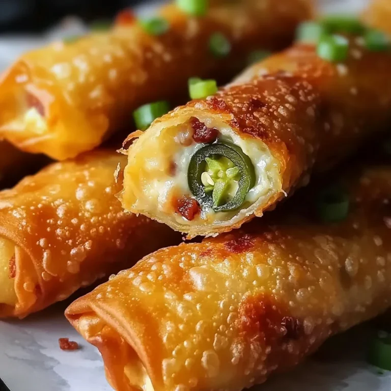 Turkey Bacon Jalapeño Eggrolls